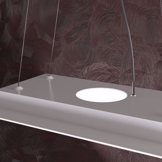 Toplight plate lampadario bianco per tavolo soggiorno moderno led luce sopra sotto