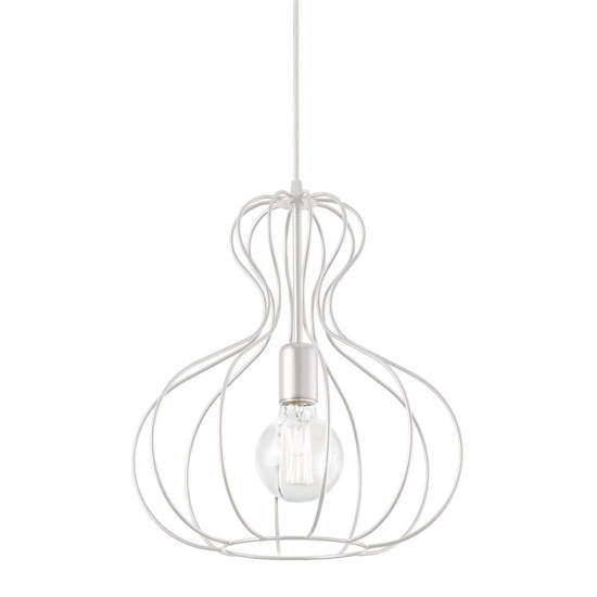Ampolla-1 sp1 ideal lux bianco lampada per bancone a sospensione design decorativo