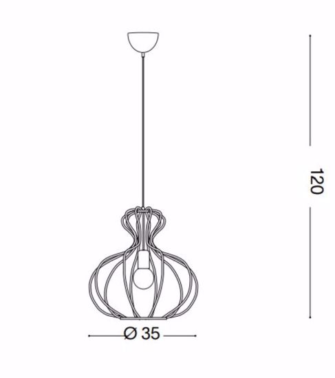 Ampolla-1 sp1 ideal lux bianco lampada per bancone a sospensione design decorativo