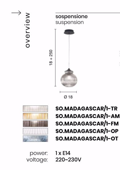 Ondaluce madagascar lampadario camera da letto vetro soffiato fume