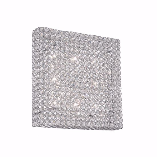 Admiral pl8 grande plafoniera per salone quadrata con cristalli ideal lux