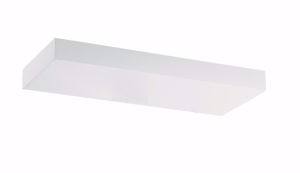 Linea light regolo applique led 18w design mensola bianca