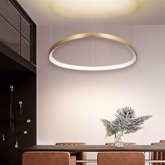 Gemini sp d081 ottone ideal lux lampadario led 60w 3000k cerchio