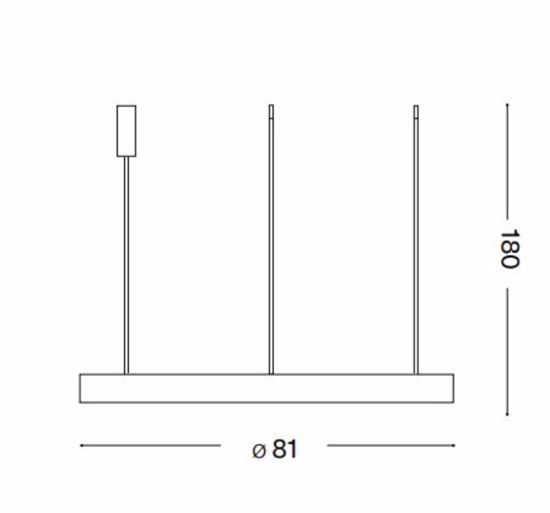 Gemini sp d081 ottone ideal lux lampadario led 60w 3000k cerchio