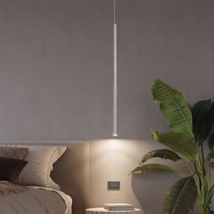 Ideal lux ultrathin square lampada bianca da comodino led 12w 3000k