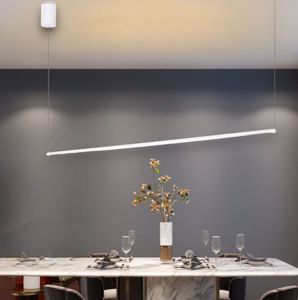 Ideal lux essence lampadario orizzontale bianco led 20w 3000k per tavolo da pranzo