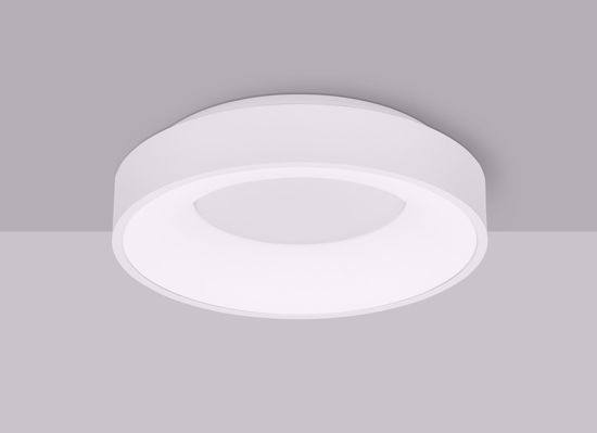 Plafoniera bianca cerchio rotonda led dimmerabile 30w 30000k 38cm