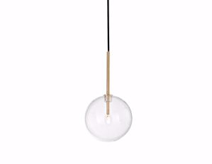 Equinoxe sp1 d15 ottone ideal lux lampadario da comodino sfera vetro
