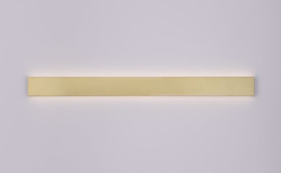 Applique rettangolare colore oro ip44 led 36w 3000k lunga 90cm