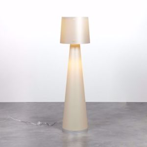 Piantana lampada design moderna bianca materiale plastico