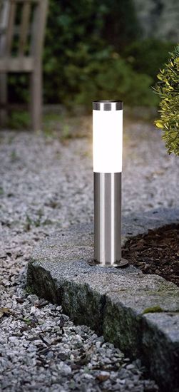 Lampione basso da giardino con sensore di movimento ip44 moderno