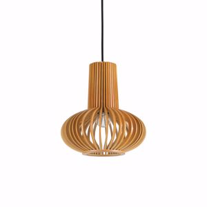 Citrus ideal lux lampada a sospensione design legno naturale