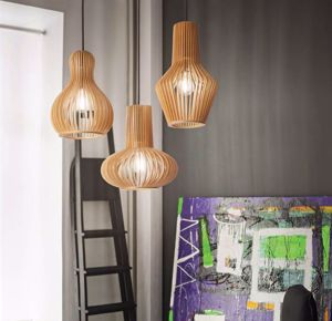 Citrus ideal lux lampada a sospensione legno naturale