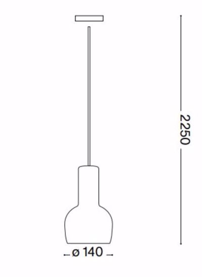 Idea lux oil-3 lampadario cemento per comodino camera da letto