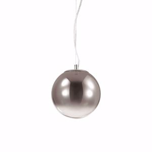 Ideal lux mapa fade sospensione singola sfera fume&apos; 30cm per penisola