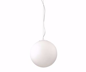 Mapa riga ideal lux sospensione sfera vetro 30cm bianco