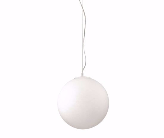 Mapa riga ideal lux sospensione sfera vetro 30cm bianco