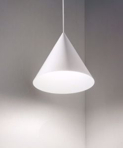 Ideal lux a-line sp1d13 lampada da cucina a sospensione cono bianco