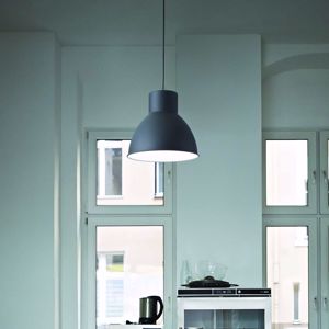 Ideal lux metro sp1 lampadario cupola grigio da cucina moderna