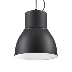 Breeze ideal lux lampadario pendente da cucina campana grigio scuro 46cm