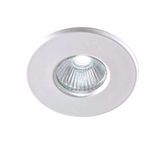 Faretto per doccia 5w 4000k 220v bianco rotondo ip65 da incasso a soffitto