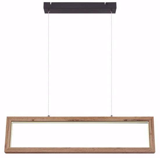 Lampadario di legno a sospensione in legno per tavolo soggiorno