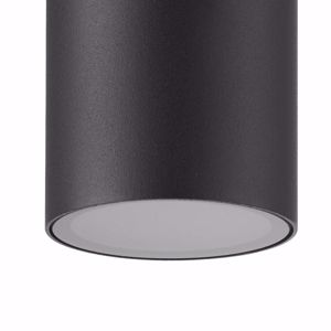 Faretto per esterni da soffitto cilindro grigio antracite ip54 gu10