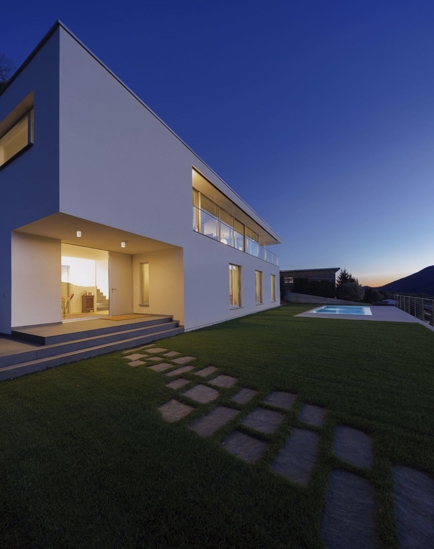Faretto per esterno da soffitto cilindro antracite