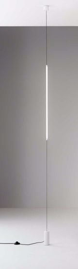 Filo pt ideal lux piantana led 3000k design minimalista bianca