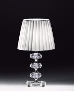 Lampada per comodino camera da letto classica ricciolo semplice vetro 5  petali LUCI CLASSICHE 40560 Idea Luce di Filippi - Carrù(Cuneo)