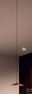 Linea light lampada a sospensione poe terracotta da cucina moderna led 7w 3000k