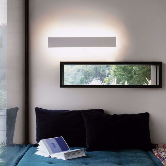 Applique ideal lux zig zag ap d53 bianco led 23w 3000k moderna