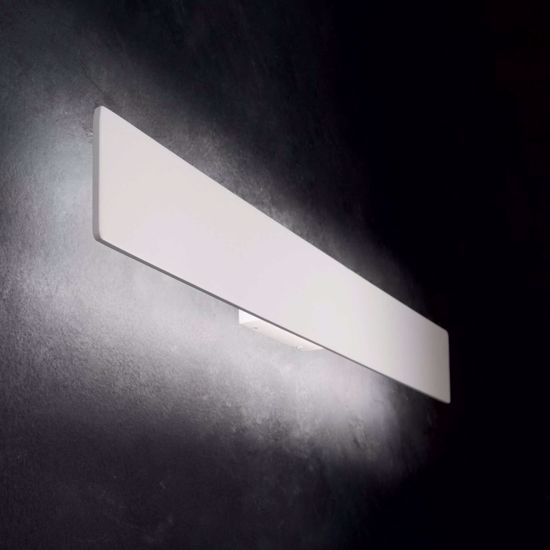 Applique ideal lux zig zag ap d53 bianco led 23w 3000k moderna