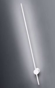 Applique essence ap2 20w bianco ideal lux bacchetta 124cm design moderna