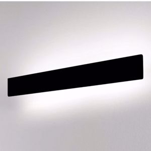 Applique zig zag ap1 d75 nero ideal lux led 30w 3000k moderna per interni