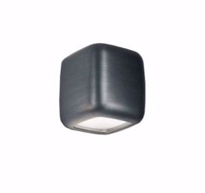 Gea luce babol lampada da parete moderna design cubo nero