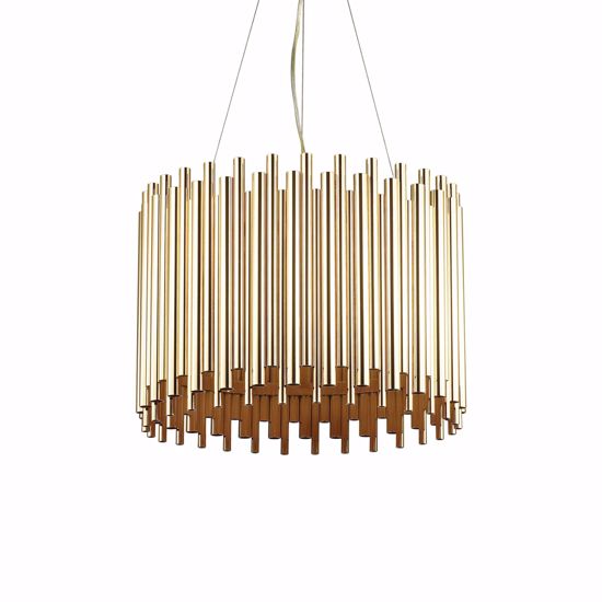 Pan sp5 ideal lux lampadario per salotto moderno oro