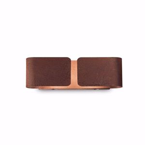 Clip ap2 small ideal lux applique design moderno marrone corten