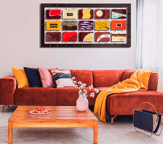 Quadro moderno astratto artistico 175x85 per soggiorno salotto