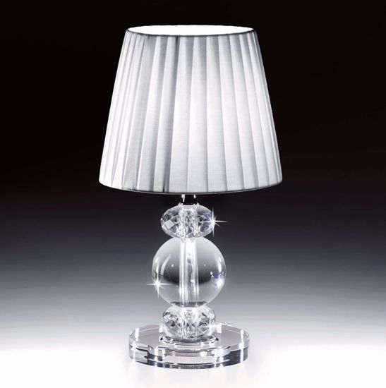 Abat-jour di vetro cristallo lampada da comodino per camera da letto classica
