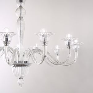 Brigitta sp12 lampadario classico cristallo trasparente per camera da letto 12 luci