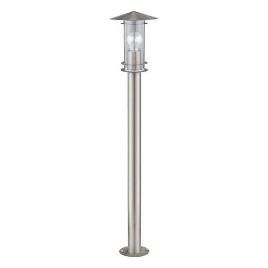 Lampione da giardino acciaio inox paletto