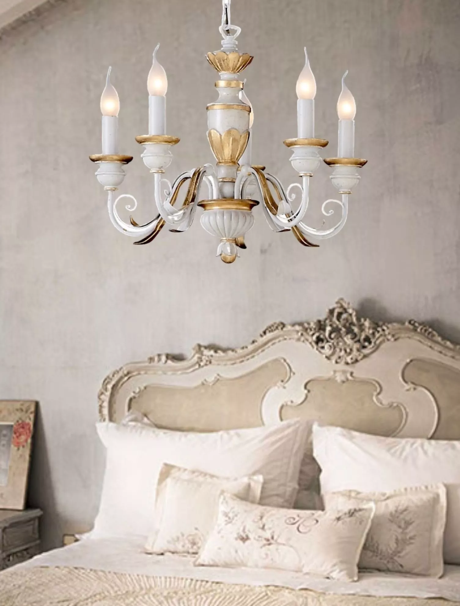 Firenze sp5 ideal lux lampadario per camera da letto classica 5