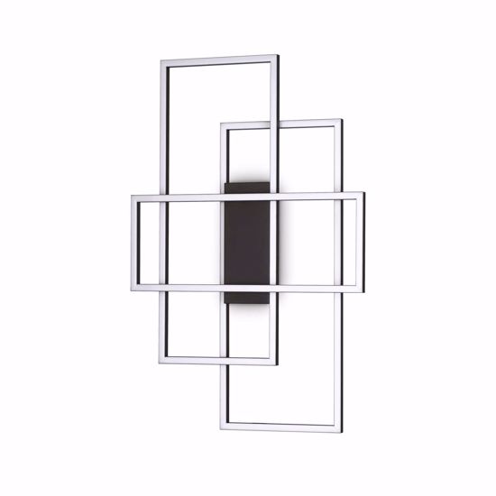 Frame pl rettangolo ideal lux plafoniera led 31w 3000k  nera