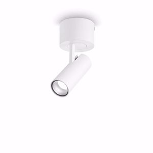 Play pl ideal lux faretto led bianco orientabile 7w 3000k da soffitto