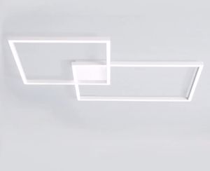 Plafoniera cross led 64w cct bianco design moderna perenz illuminazione