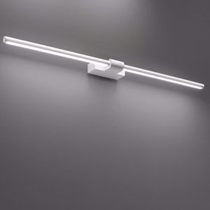 Applique per specchio bagno orientabile 91cm bianco 16w 3000k line perenz illuminazione