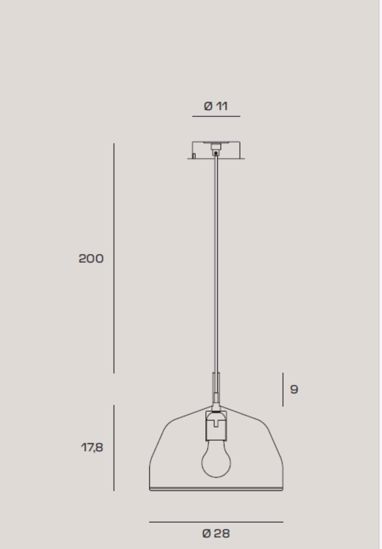 Lampadario per cucina moderna campana sabbia miloox mug