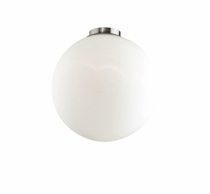 Mapa pl1 d40 ideal lux plafoniera a soffitto sfera 40cm vetro bianco moderna
