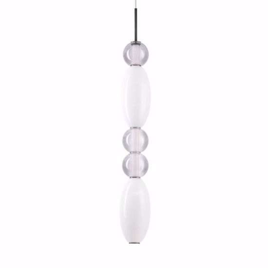 Lumiere-3 sp ideal lux lampadario vetro led 39w 3000k per salotto moderno